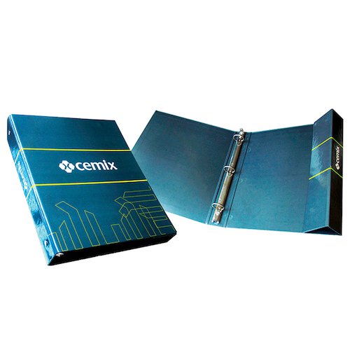 Carpeta pasta dura con solapa