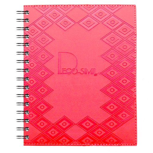 Cuaderno con grabado completo y cosido